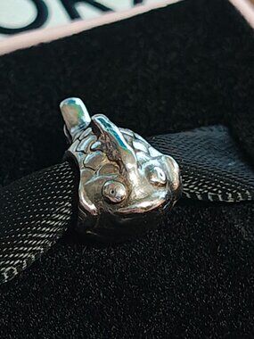 Authentic Retired Pandora Happy Fish Charm 790392 Sterling Silver